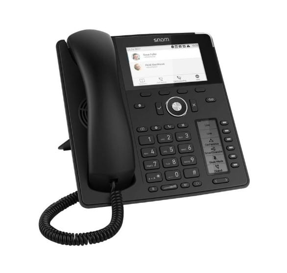 Snom D785N - IP-Telefon - Schwarz - Kabelgebundenes Mobilteil - Im Band - Out-of band - SIP-Info - 12 Zeilen - 10000 Eintragungen