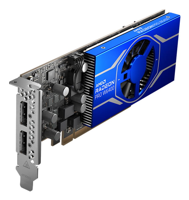 AMD Radeon PRO W6400, Radeon PRO W6400, 4 GB, GDDR6, 64 Bit, PCI Express x4 4.0, 1 Lüfter