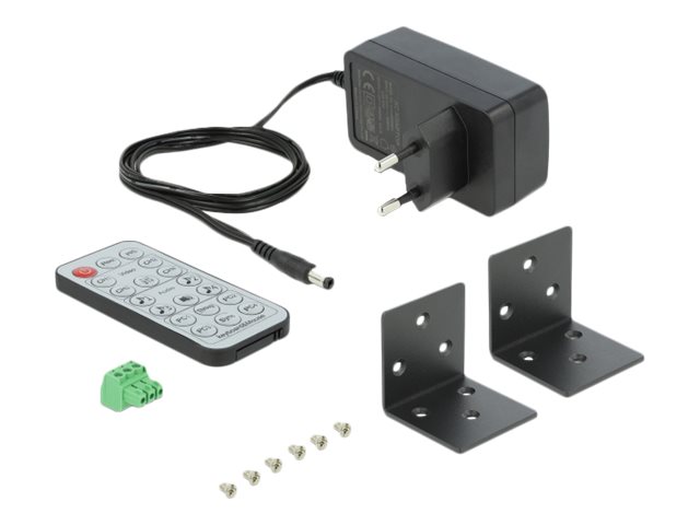 Delock 4 in 1 Multiview - KVM-/Audio-/USB-Switch