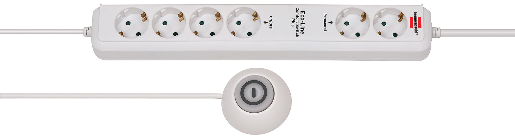 Brennenstuhl Eco-Line Extension Socket Comfort