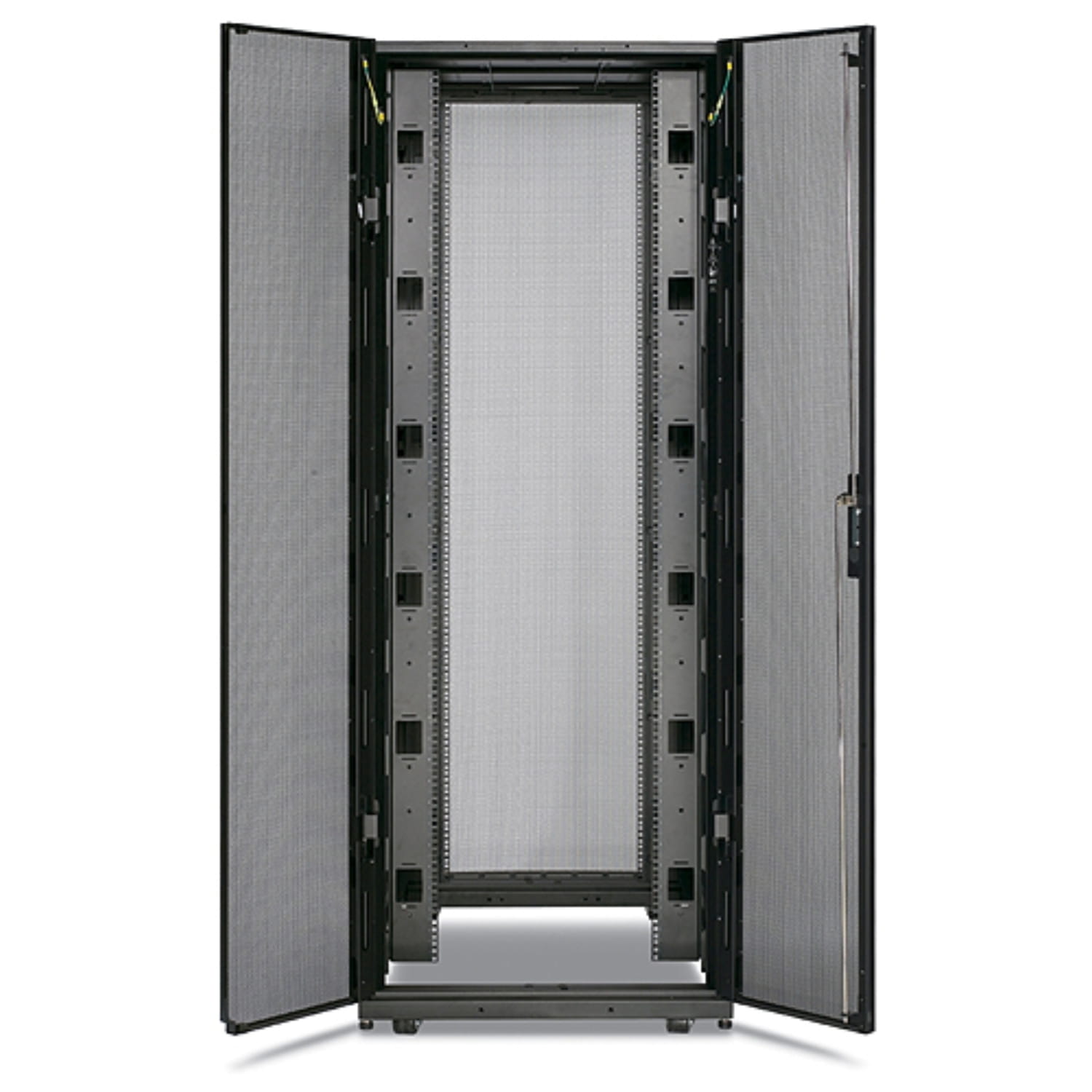 APC NetShelter SX Enclosure - Schrank Netzwerkschrank - ohne Seitenteile - Schwarz - 42HE - 48.3 cm (19") APC NetShelter SX Enclosure - Schrank Netzwerkschrank - ohne Seitenteile - Schwarz - 42HE - 48.3 cm (19")