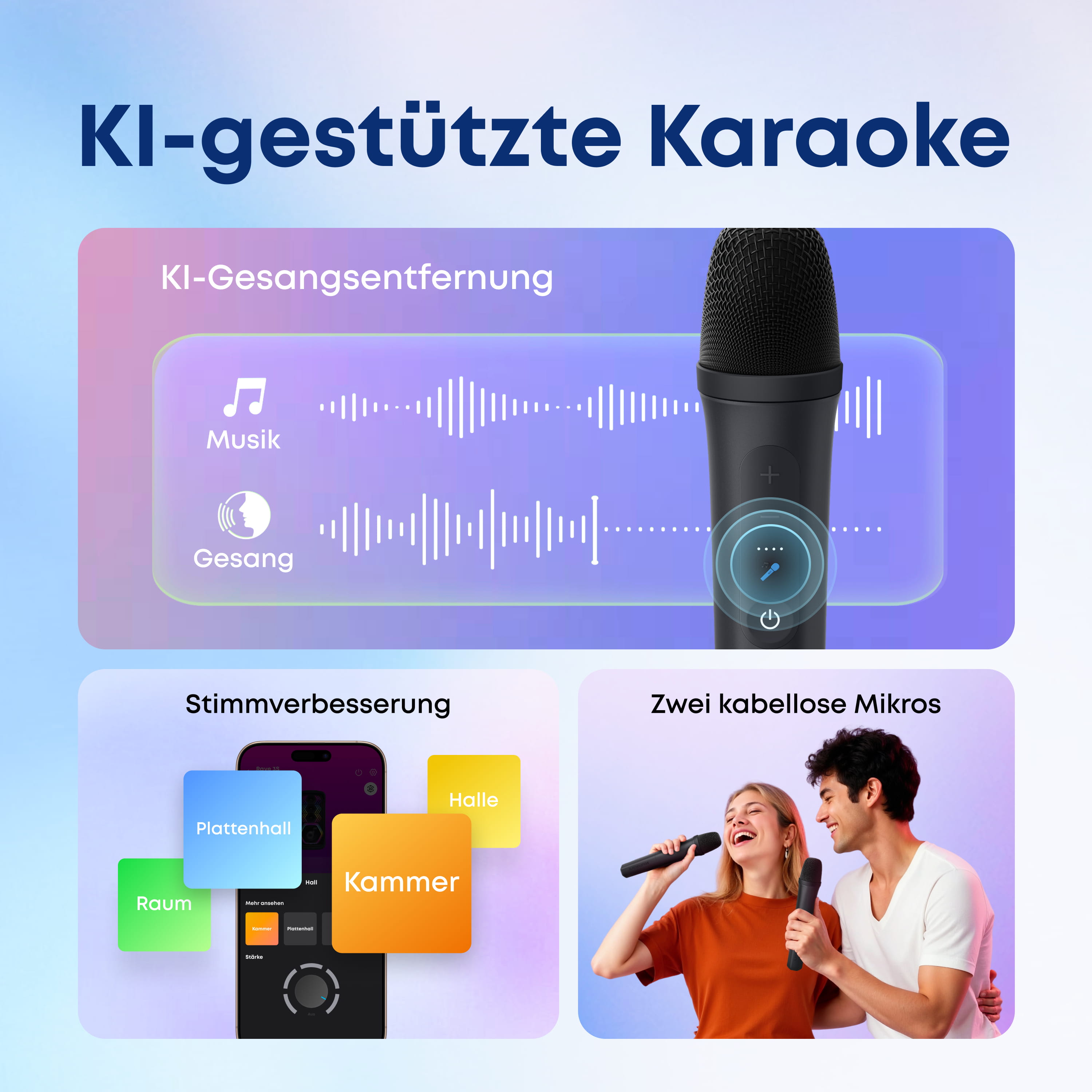 Anker Innovations Soundcore Rave 3S, 16,5 cm (6.5"), 16,5 cm, 200 W, Kabellos, Party Lautsprecher, Schwarz