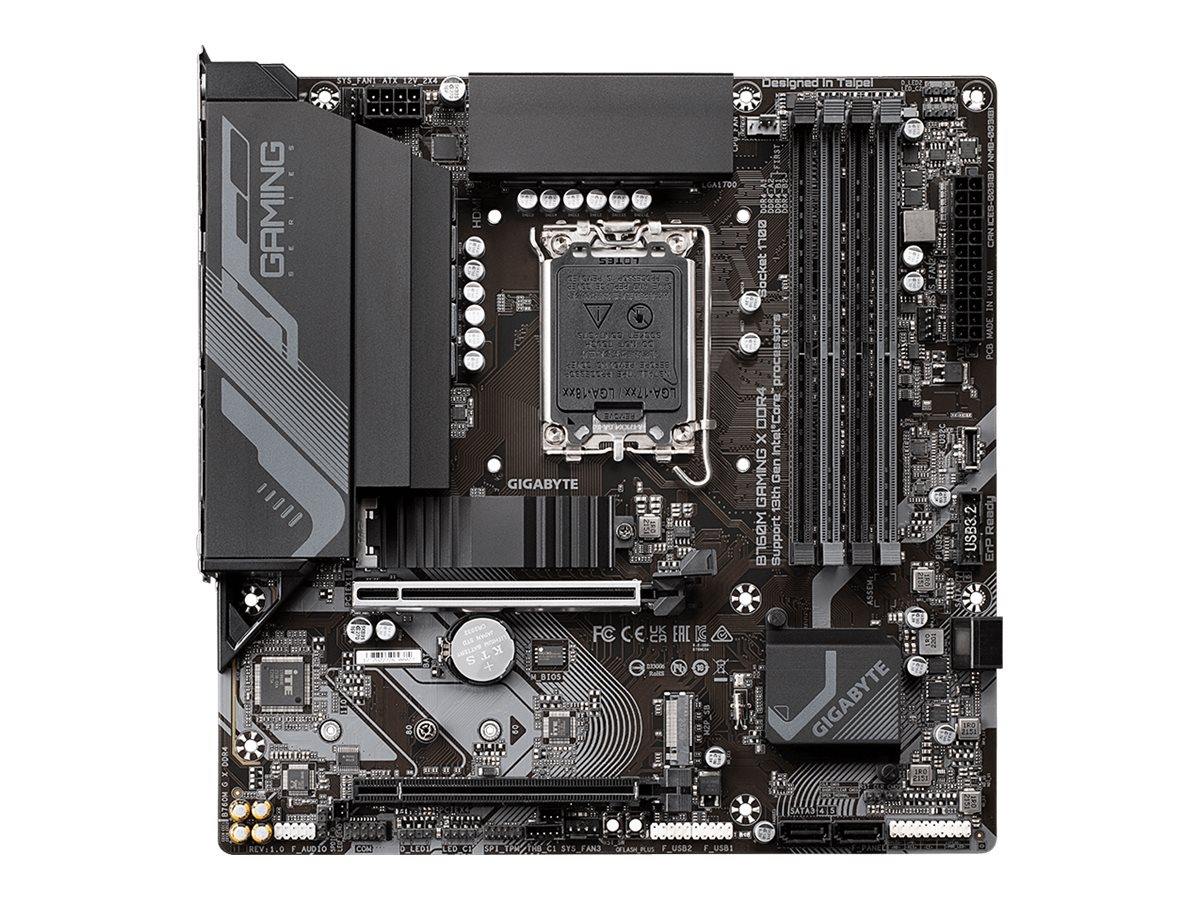 Gigabyte B760M GAMING X DDR4 - 1.0 - Motherboard - micro ATX - LGA1700-Sockel - B760 Chipsatz - USB-C 3.2 Gen2, USB 3.2 Gen 1 - 2.5 Gigabit LAN - Onboard-Grafik (CPU erforderlich)
