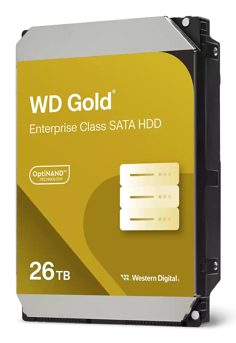 WD Gold WD261KRYZ - Festplatte - Enterprise - 26 TB - intern - 3.5" (8.9 cm)