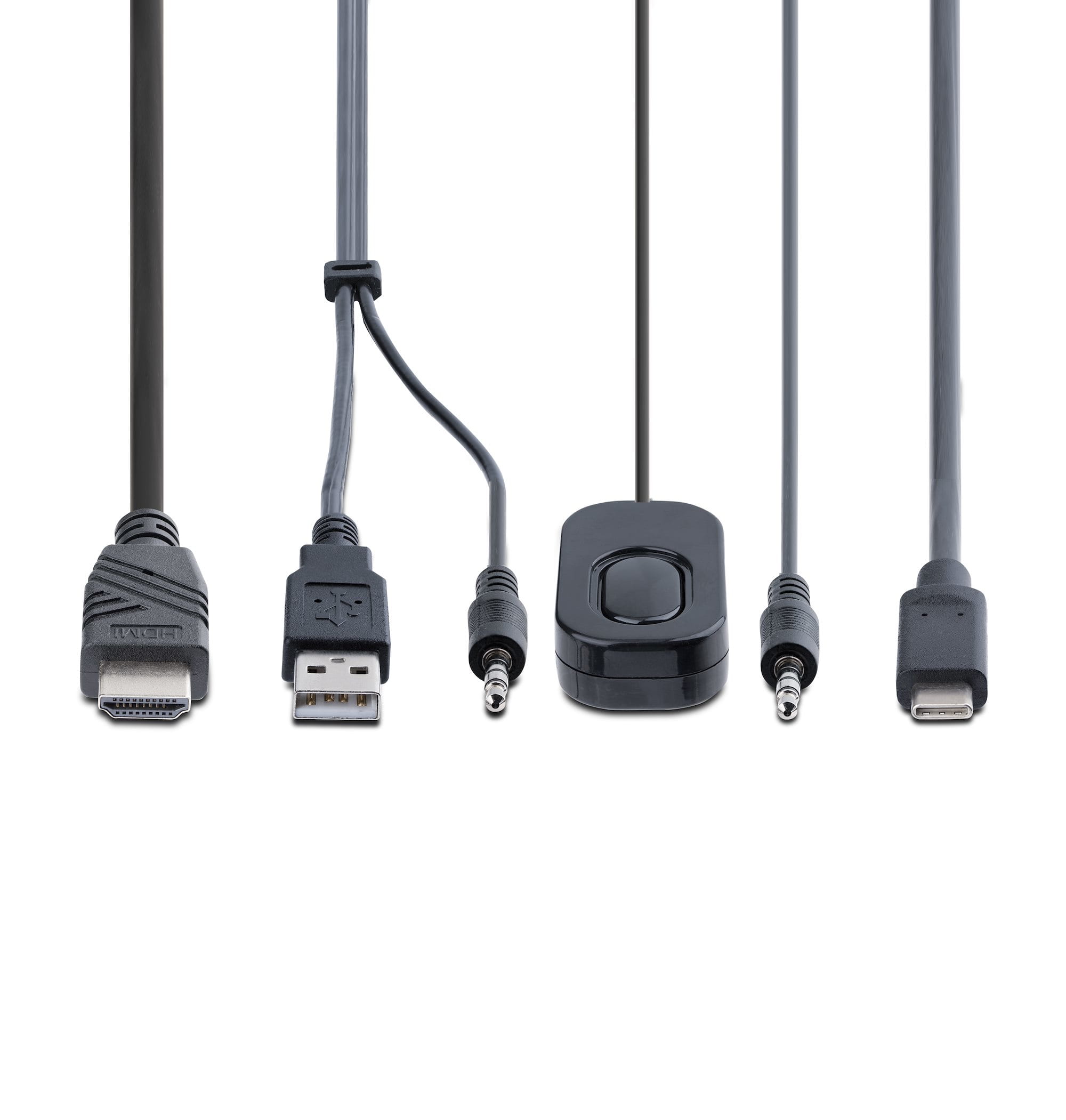 StarTech.com 2-Port Hybrid USB-C HDMI Kabel KVM-Switch