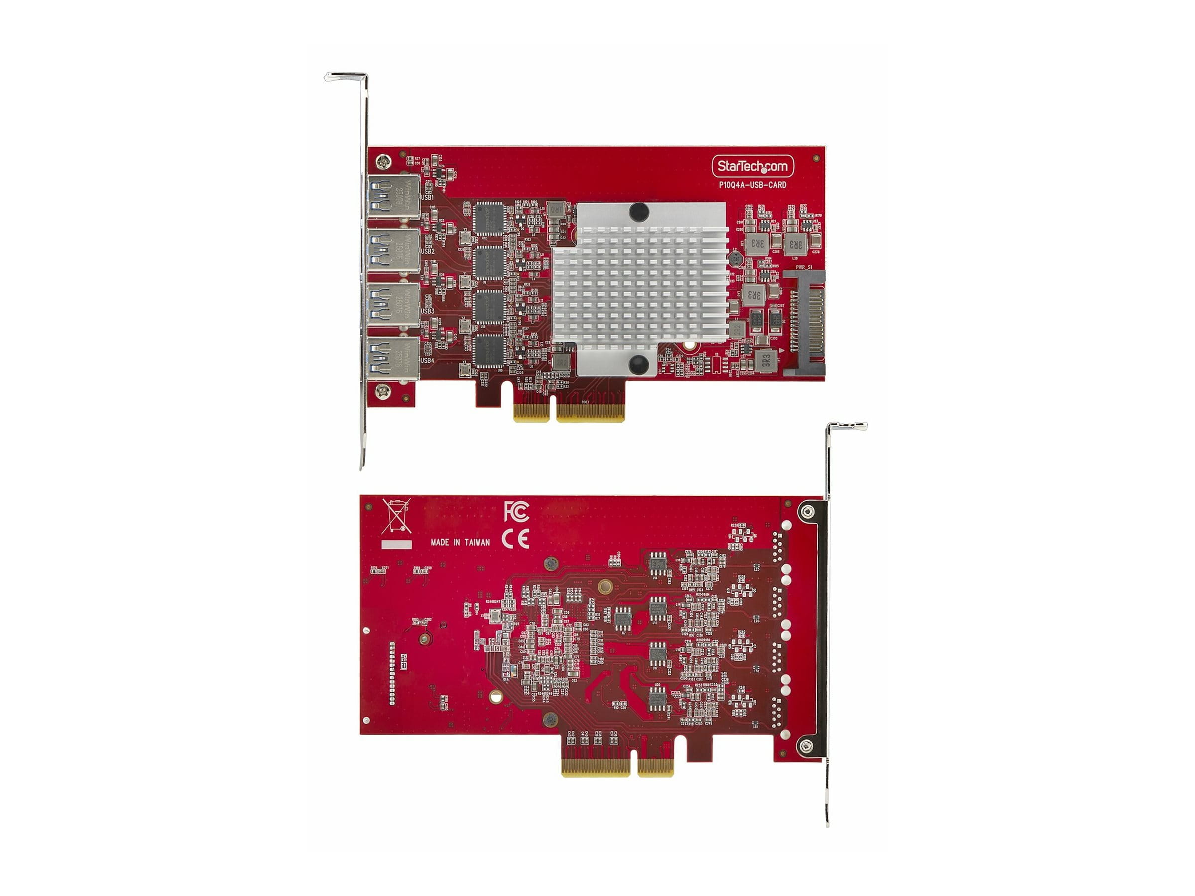StarTech.com USB-Adapter - PCIe 3.0 x4 Low-Profile