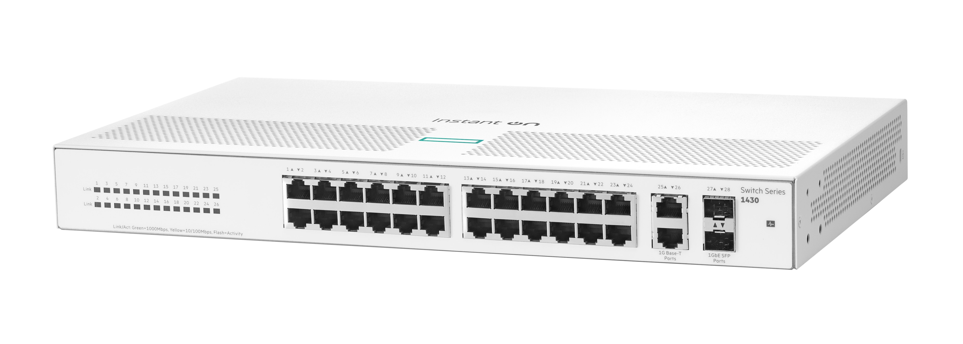 HPE Networking Instant On 1430 26G 2SFP Switch - Switch - unmanaged