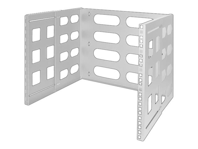 LogiLink Rack Bracket - geeignet für Wandmontage - Hellgrau, RAL 7035 - 8U - 48.3 cm (19")