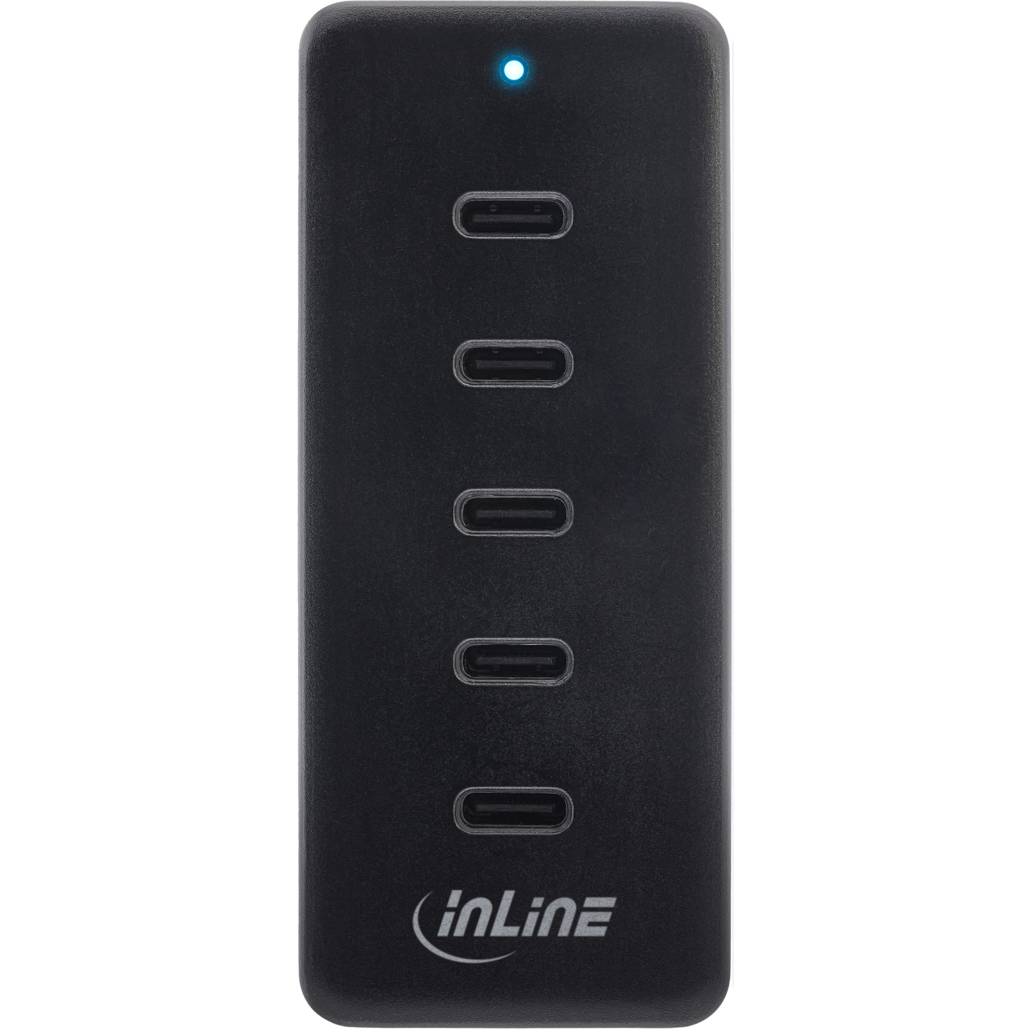 InLine 5-Port USB-C PowerHub - Ladegerät-Erweiterung - 100W - schwarz