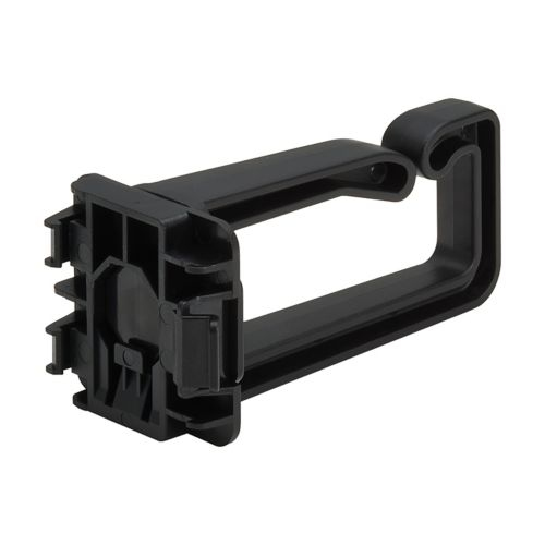Eaton Tripp Lite Series Cable Management D-Rings for DIN Rails - Multi-Angle, 1U, Black, 2 Pack - D-Ring-Kabelführungskit (horizontal / vertikal)