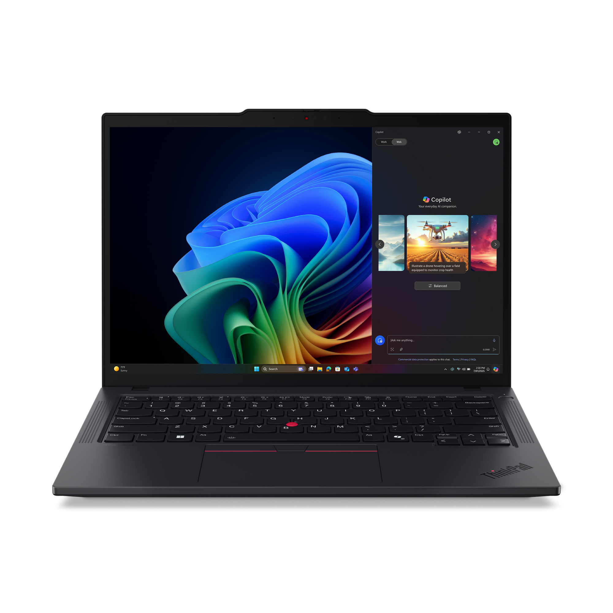 Lenovo ThinkPad T14 Gen 6 21QJ AMD Ryzen AI 7 PRO 350 / 2 GHz - Win 11 Pro - Radeon 860M - 32 GB RAM - 1 TB SSD NVMe, Performance - 35.6 cm (14")