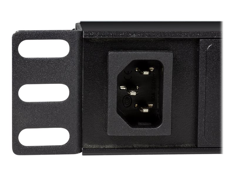LogiLink Stromverteilungseinheit (Rack - einbaufähig) - Wechselstrom 250 V - 2500 Watt - Eingabe, Eingang IEC 60320 C14 - Ausgangsanschlüsse: 8 (8x IEC 60320 C13)