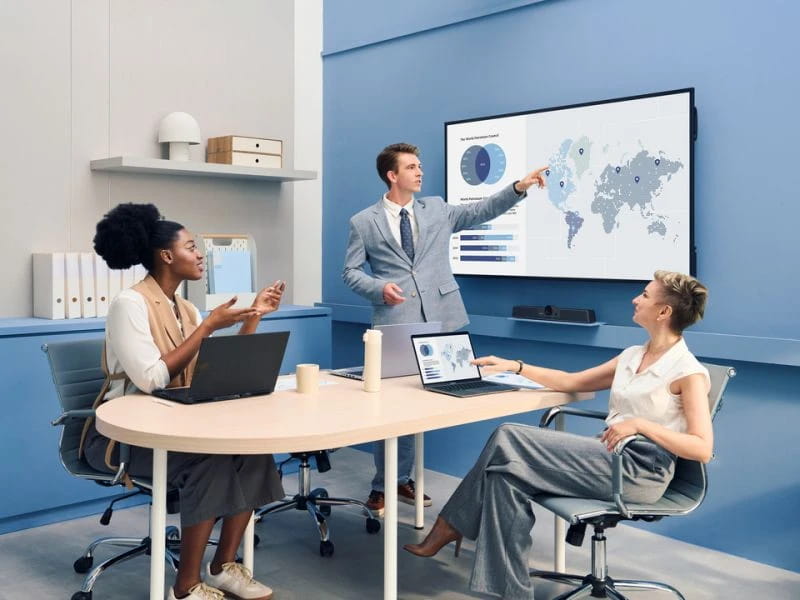 ViewSonic CDE9831-1C, Digital Signage Flachbildschirm, 2,49 m (98"), LCD, 3840 x 2160 Pixel, WLAN, 24/7