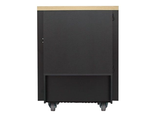 APC NetShelter CX - Schrank - mit Stromverteilungseinheit - helle Eiche - 18U - 48.3 cm (19")