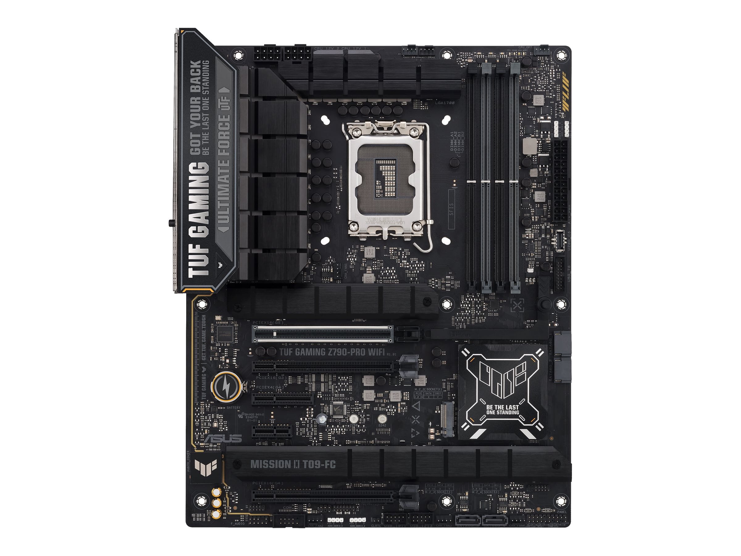 ASUS TUF GAMING Z790-PRO WIFI - Motherboard - ATX - LGA1700-Sockel - Z790 Chipsatz - USB-C 3.2 Gen 2x2, USB-C 3.2 Gen2, USB 3.2 Gen 1, USB 3.2 Gen 2 - Wi-Fi 6E, Bluetooth - Onboard-Grafik (CPU erforderlich)