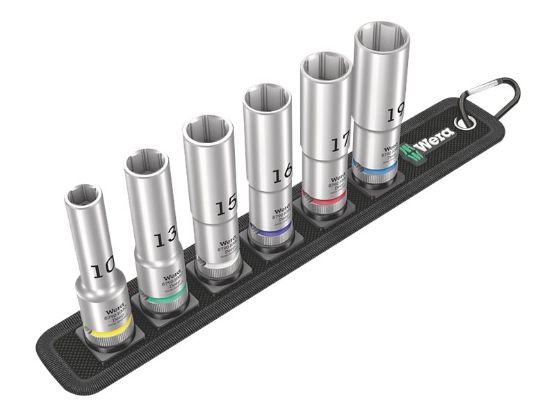Wera Zyklop Belt C Deep 1 - Knarre - 6 Stücke