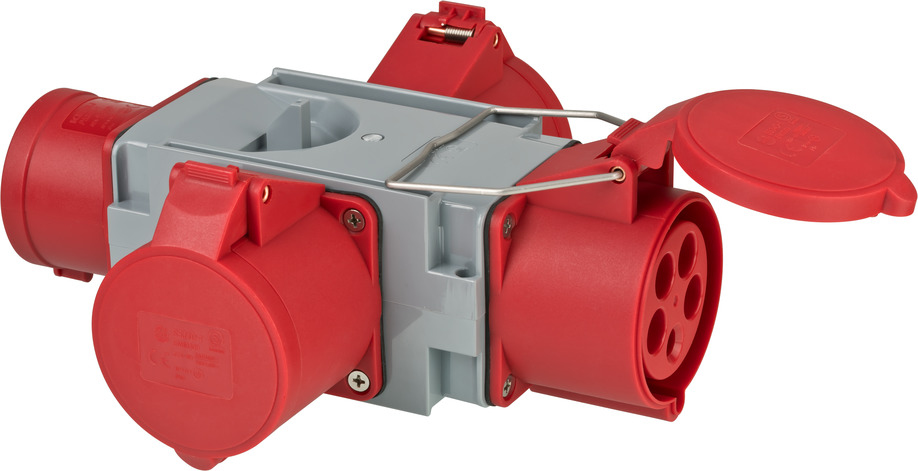 Brennenstuhl 1081670, 400 V, 32 A, Grau, Rot, IP44, 200 mm, 252 mm