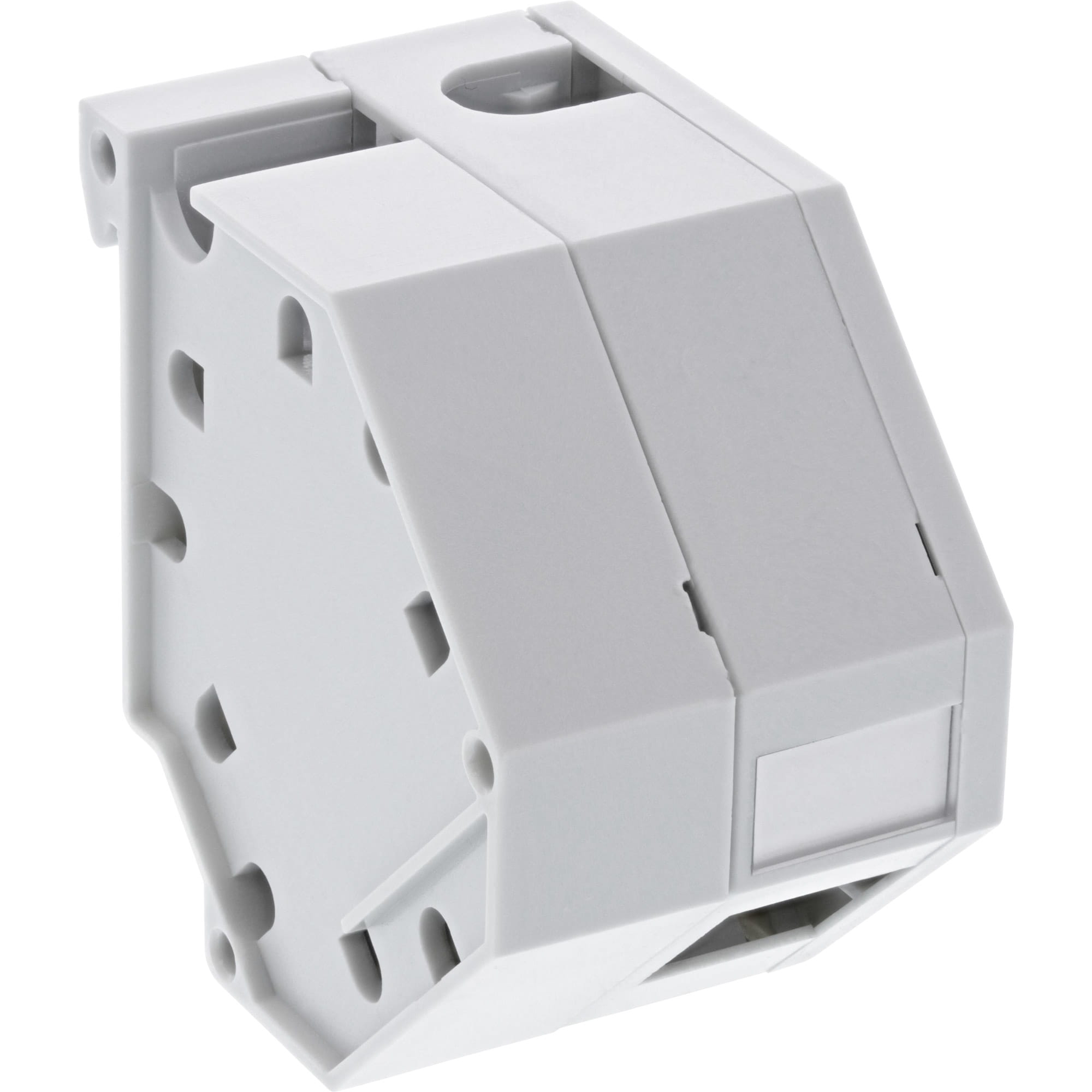 InLine Keystone SNAP-In LWL Keystone Modulhalter - 1-fach für Hutschiene