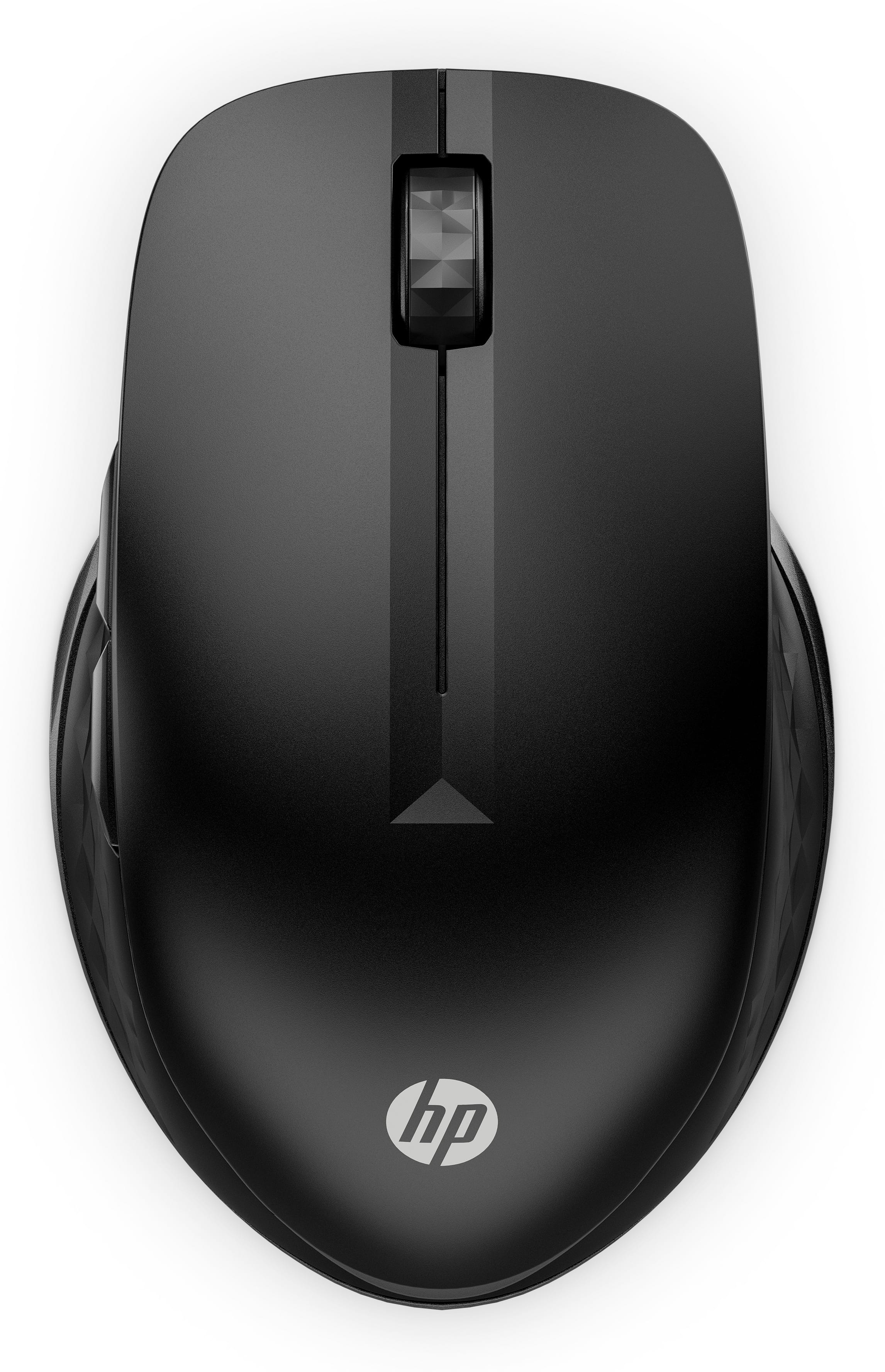 HP 430 - Maus - ergonomisch - rechts- und linkshändig - optisch - 5 Tasten - kabellos - Bluetooth 5.0, 2.4 GHz - kabelloser Empfänger (USB)