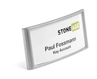 Durable CLASSIC - Namensschild - für 30 x 65 mm - Magnet - Silber (Packung mit 10)