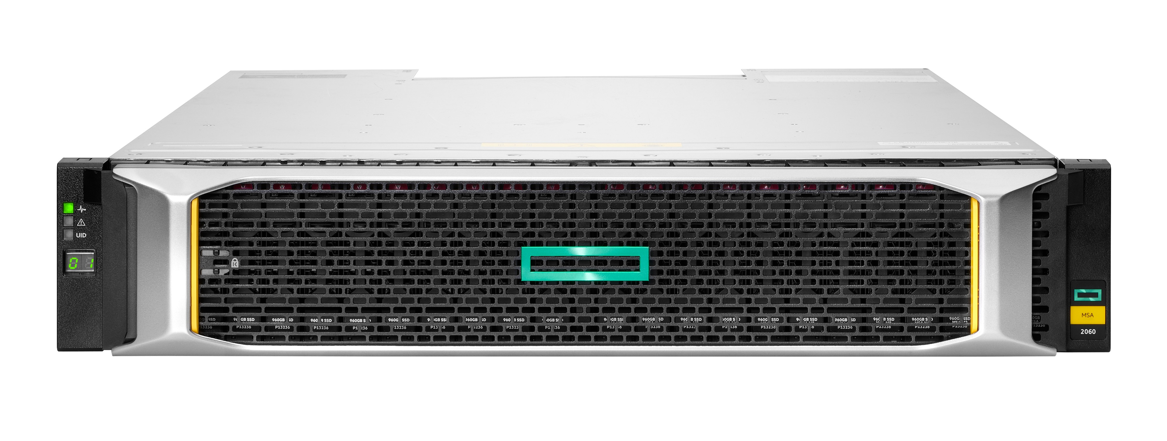 HPE Modular Smart Array 2060 10GbE iSCSI SFF Storage - 6th Generation - Festplatten-Array - 86.4 TB - 24 Schächte (SAS-3)