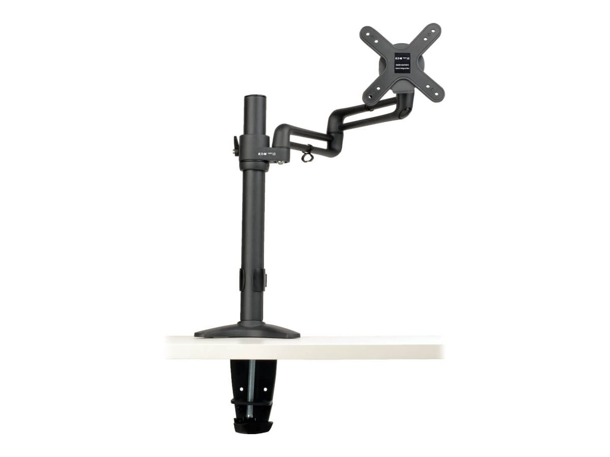 Tripp Eaton Tripp Lite Series Display LCD Flex Arm Desk Mount Monitor Stand Clamp 13" to 27" EA - Befestigungskit (Spannbefestigung für Tisch, Stange, Adapter für Halterung, Bodenplatte)