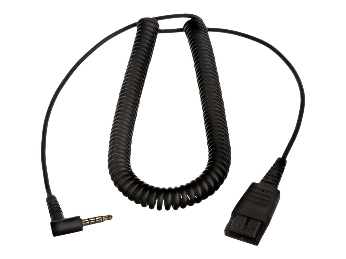 Jabra Anschlusskabel QD auf 3,5mm Klinke für Apple Mac Books