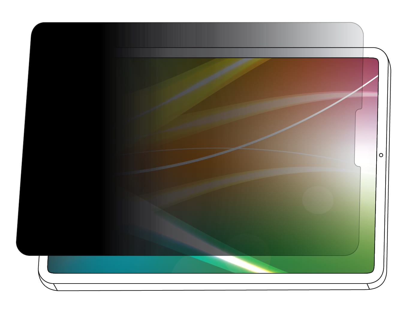 3M Bright Screen Blickschutzfilter für Microsoft® Surface® Go 4, BPTMS003, 26,7 cm (10.5"), 3:2, Tablets, Glänzend/Matt, Anti-Glanz, 22 g