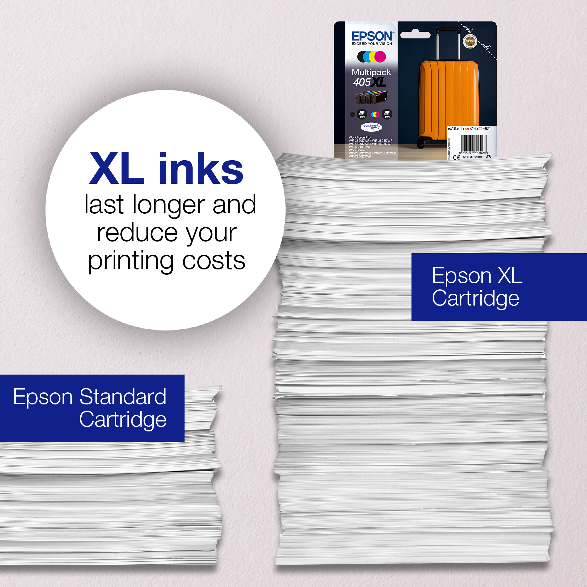 Epson 405XXL - 37.2 ml - Größe XXL - Schwarz