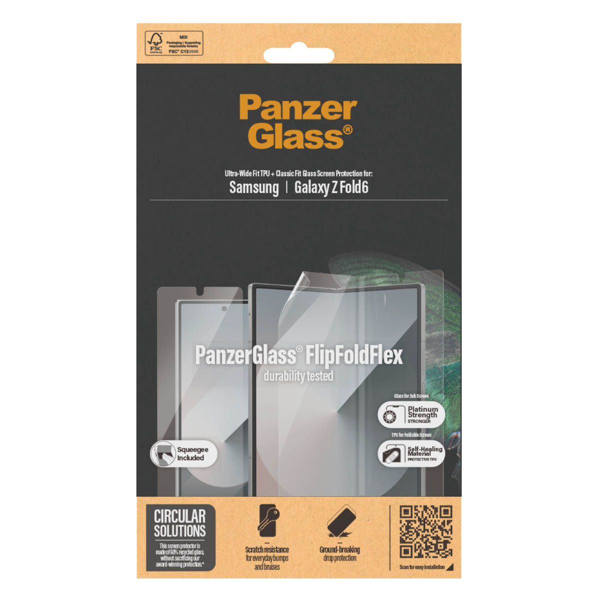 PanzerGlass Bildschirmschutz für Handy - ultrabreite