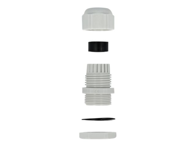 Delock PG9 - Kabelverschraubung - Grau (Packung