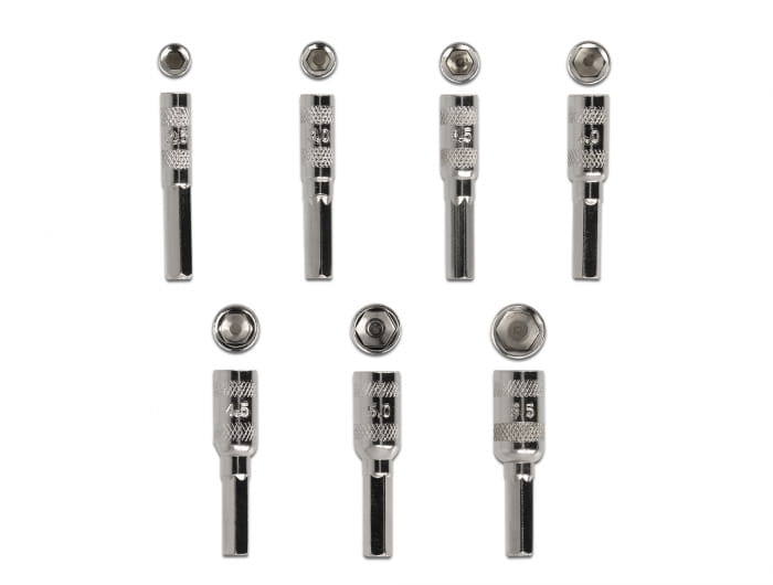 Delock Schraubendrehergriff mit Steckschlüsselsatz