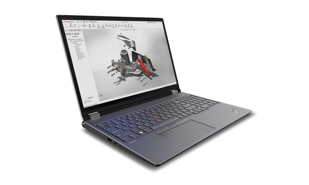 Lenovo ThinkPad P16 Gen 2 21FA - 180°-Scharnierdesign - Intel Core i9 13980HX / 2.2 GHz - Win 11 Pro - RTX 3500 Ada - 64 GB RAM - 1 TB SSD TCG Opal Encryption 2, NVMe, Performance - 40.6 cm (16")