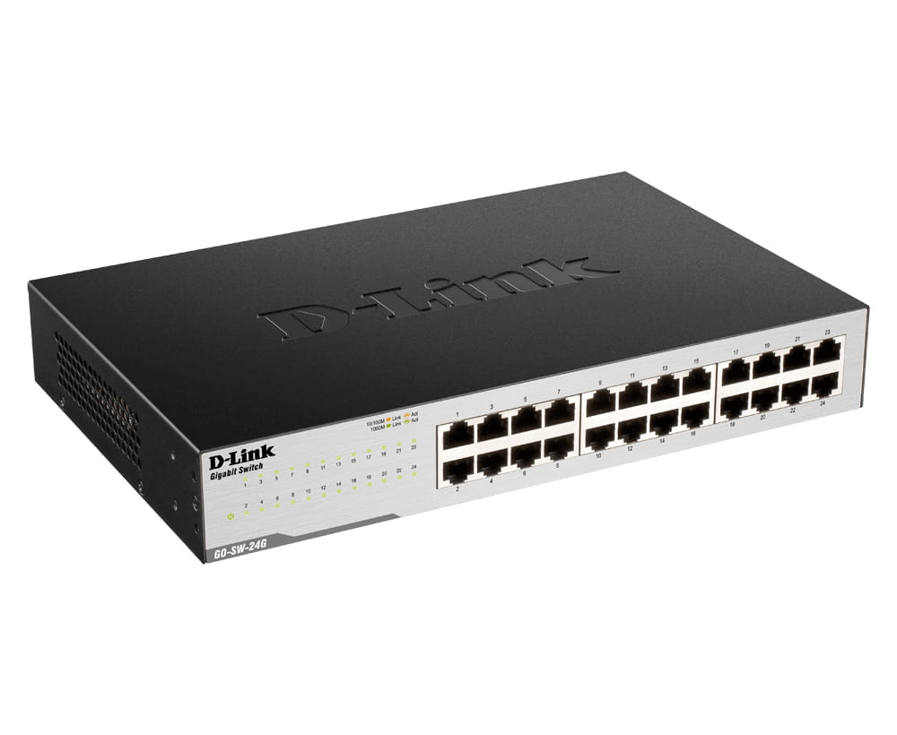 D-Link GO-SW-24G - Switch - unmanaged - 24 x