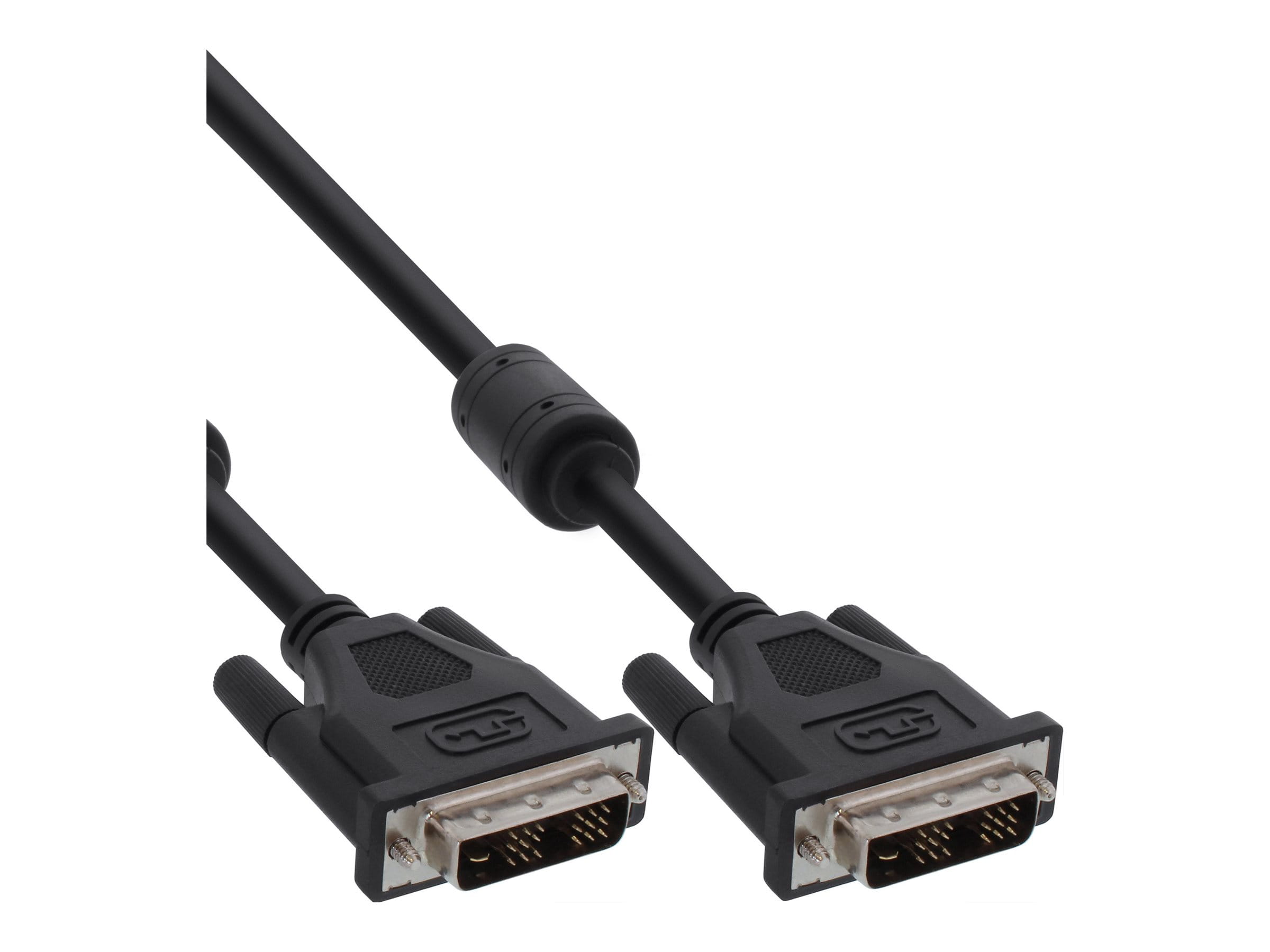 InLine DVI-D Kabel - digital 24+1 Stecker / Stecker - Dual Link - 2 Ferrite - 2m