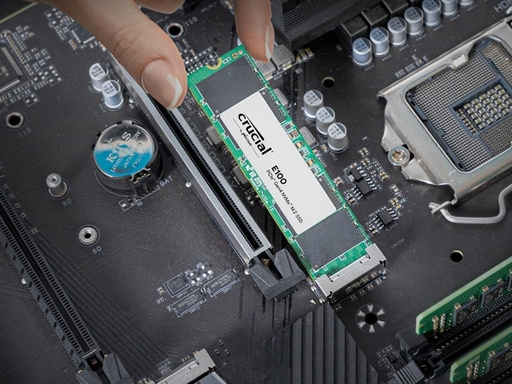 Crucial E100 - SSD - 480 GB - intern - M.2 2280 - PCIe 4.0 x4 (NVMe)