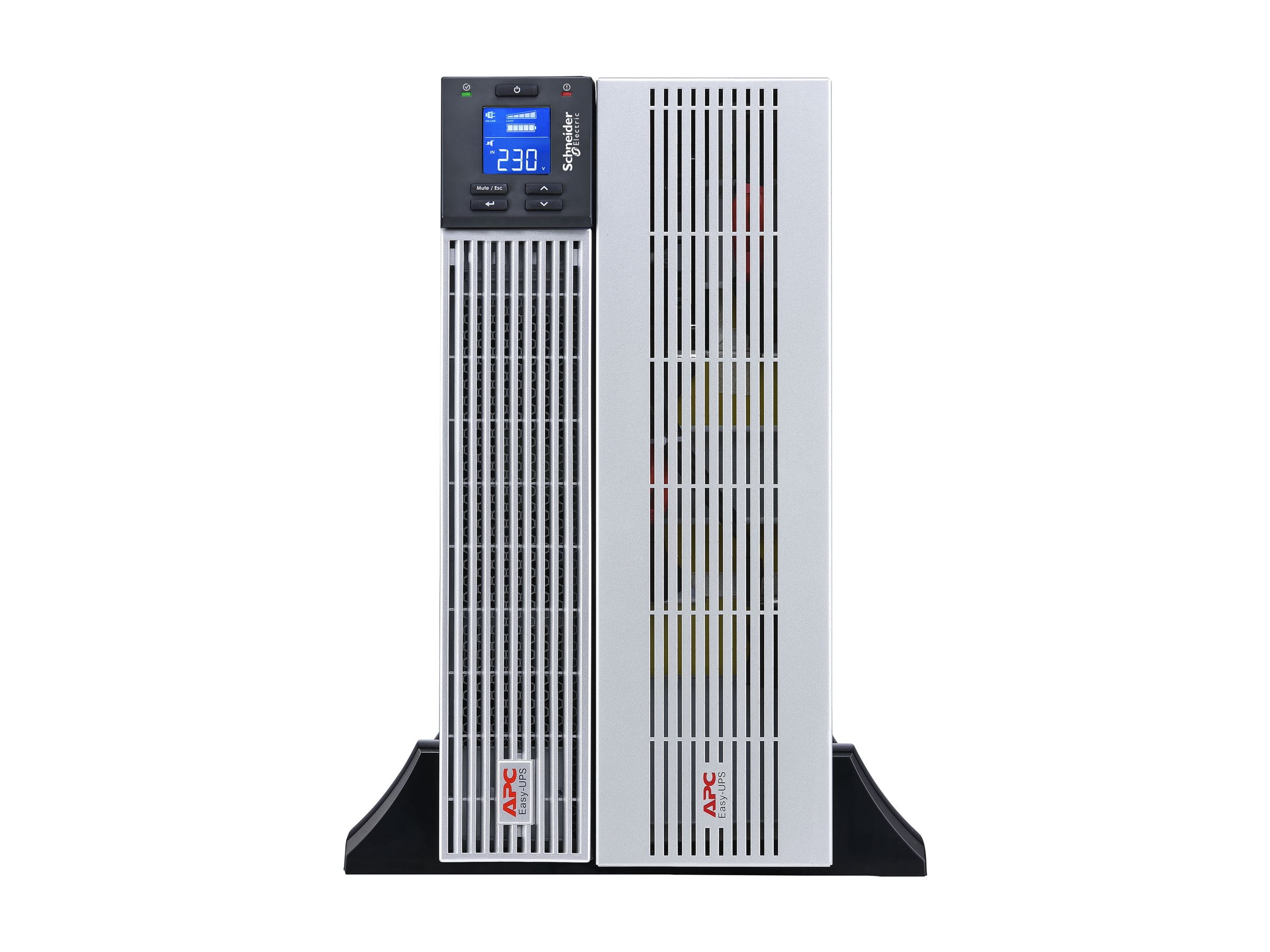 APC Easy UPS On-Line - USV (in Rack montierbar/extern) - verlängerte Laufzeit, festverdrahtete Steckdose (1P+N+E)