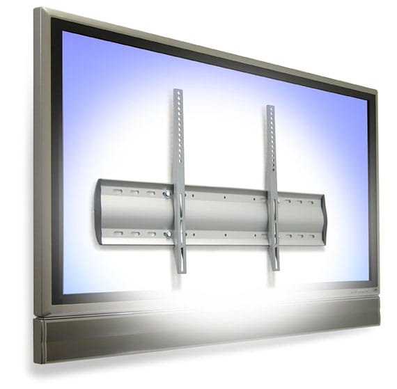 Ergotron WM - Befestigungskit (Wandplatte, 2 Klammern) - schmal - für Flachbildschirm - stranggepresstes Aluminium, Stahl - Silber - Bildschirmgröße: 81.3-304.8 cm (32"-120")