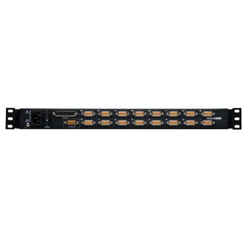 Tripp Eaton Tripp Lite Series 16-Port Rack Console KVM Switch 19" LCD PS2/USB Cables 1U - KVM-Konsole mit KVM-Switch - 16 Anschlüsse - 48.3 cm (19")