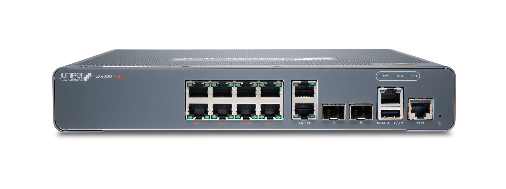 Juniper EX Series EX4000-8P - Switch - L3 - managed - 8 x 10/100/1000 (PoE+)