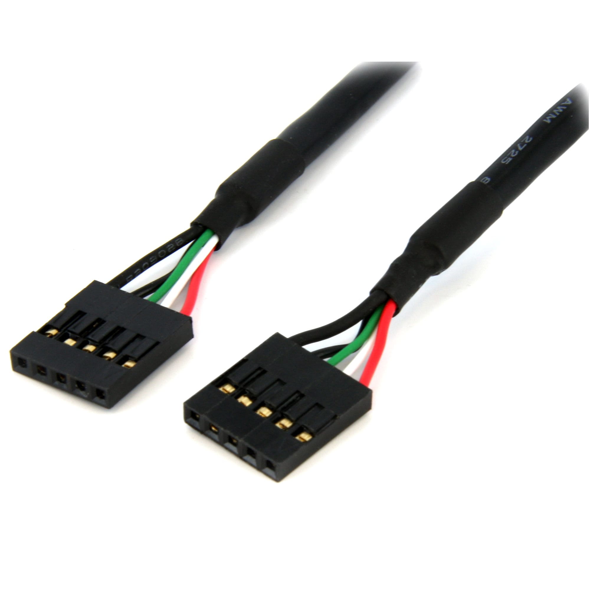 StarTech.com 5pin Internes USB Kabel, 2x Stiftbuchse - 30 cm USB 2.0 IDC Kabel für Mainboard anschluss - Erweiterungs Kabel zur verbindung von interner Mainboard Header und Front Panel (USBINT5PIN12)