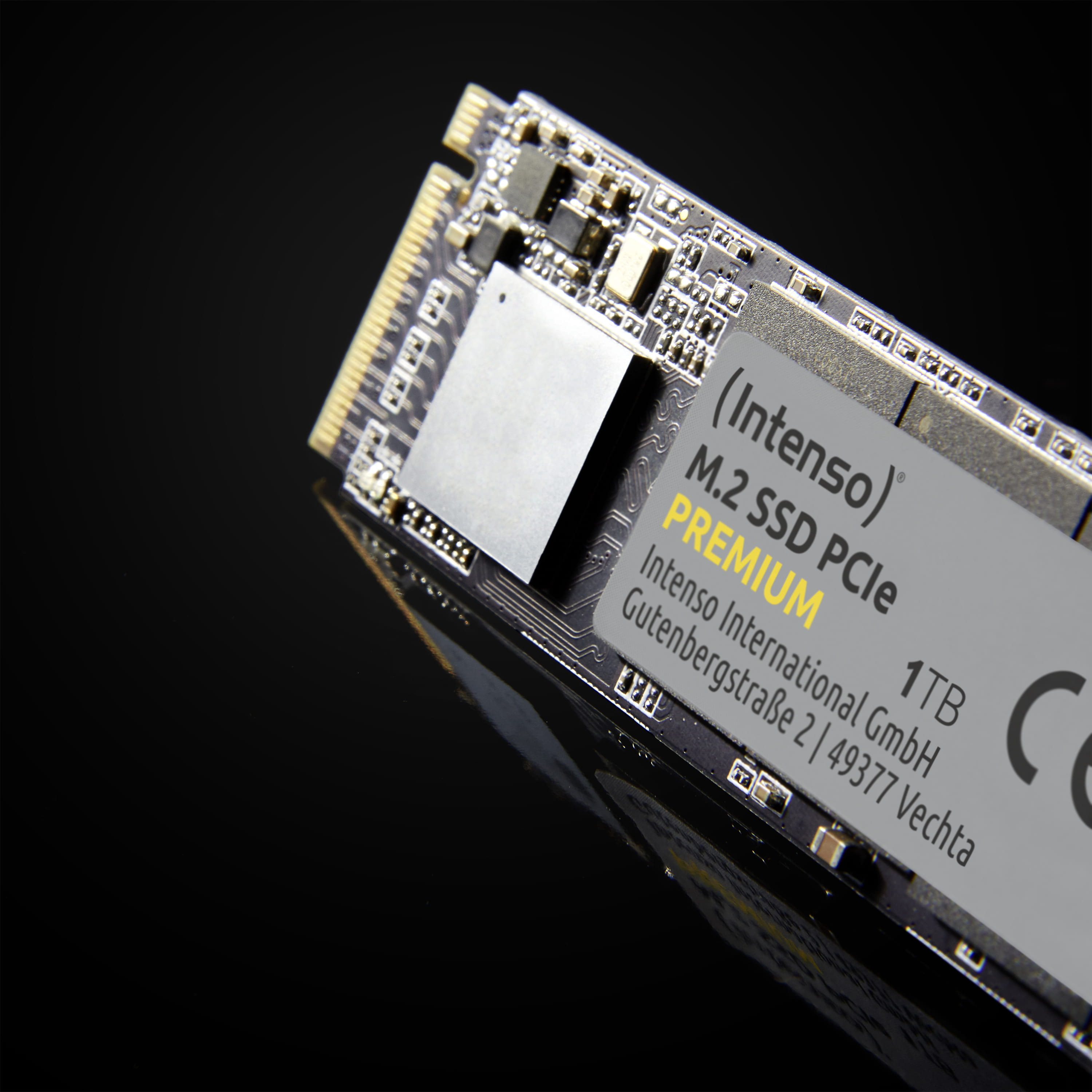 Intenso Premium - SSD - 500 GB - intern - M.2 2280 - PCIe 3.0 x4 (NVMe)