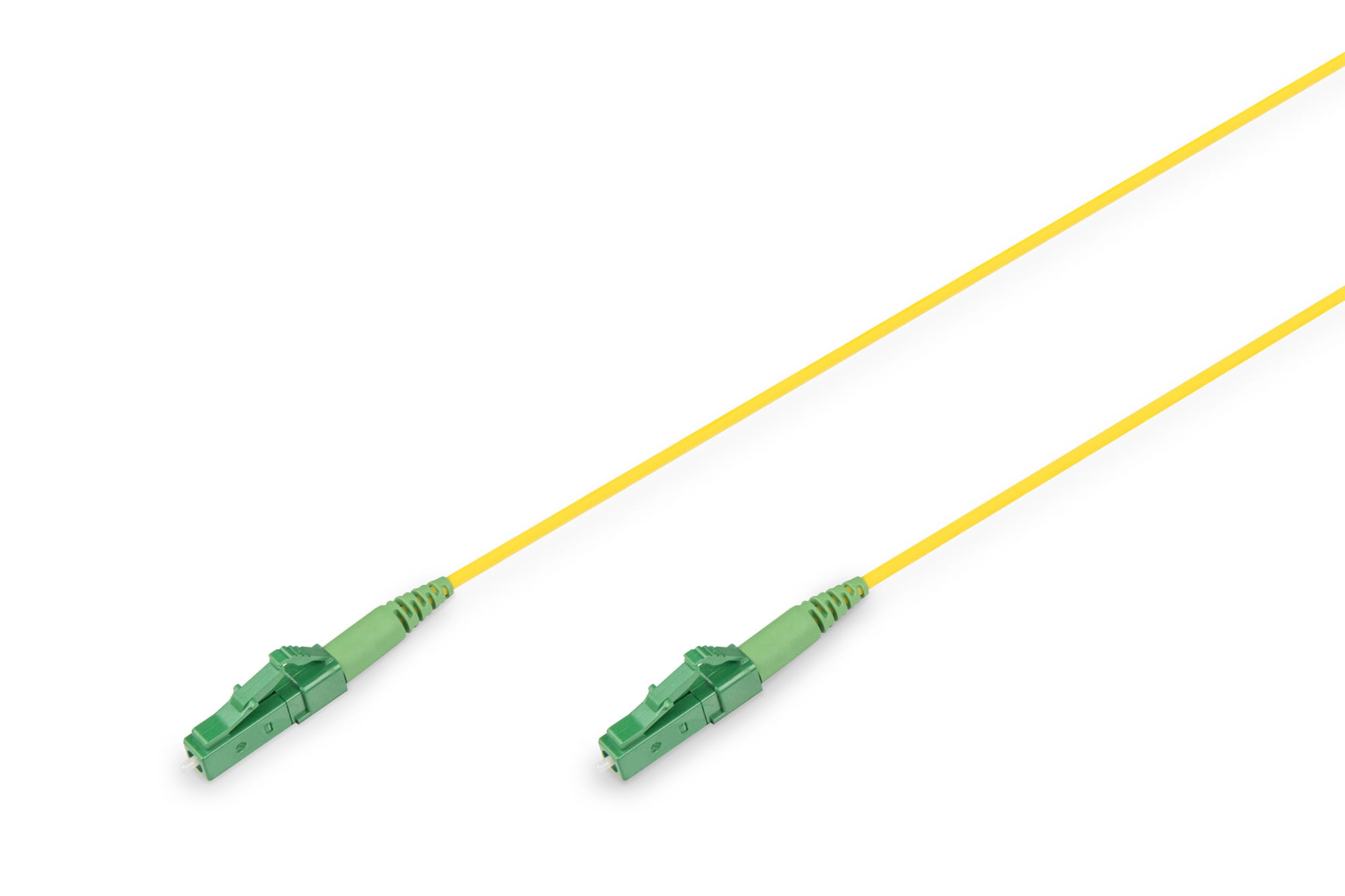 DIGITUS Glasfaser-Simplex-Patchkabel, Singlemode, LC/APC - LC/APC, 10 m