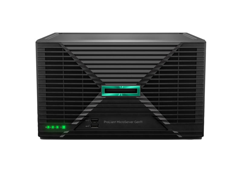 HPE ProLiant MicroServer Gen11 - Server - Rack-Montage - 1-Weg - 1 x Pentium Gold G7400 / 3.7 GHz - RAM 16 GB - SATA - nicht Hot-Swap-fähig 8.9 cm (3.5") (Smart Choice)