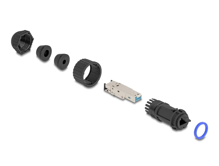 Delock Netzwerkanschluss - RJ-45 (M) zu LSA