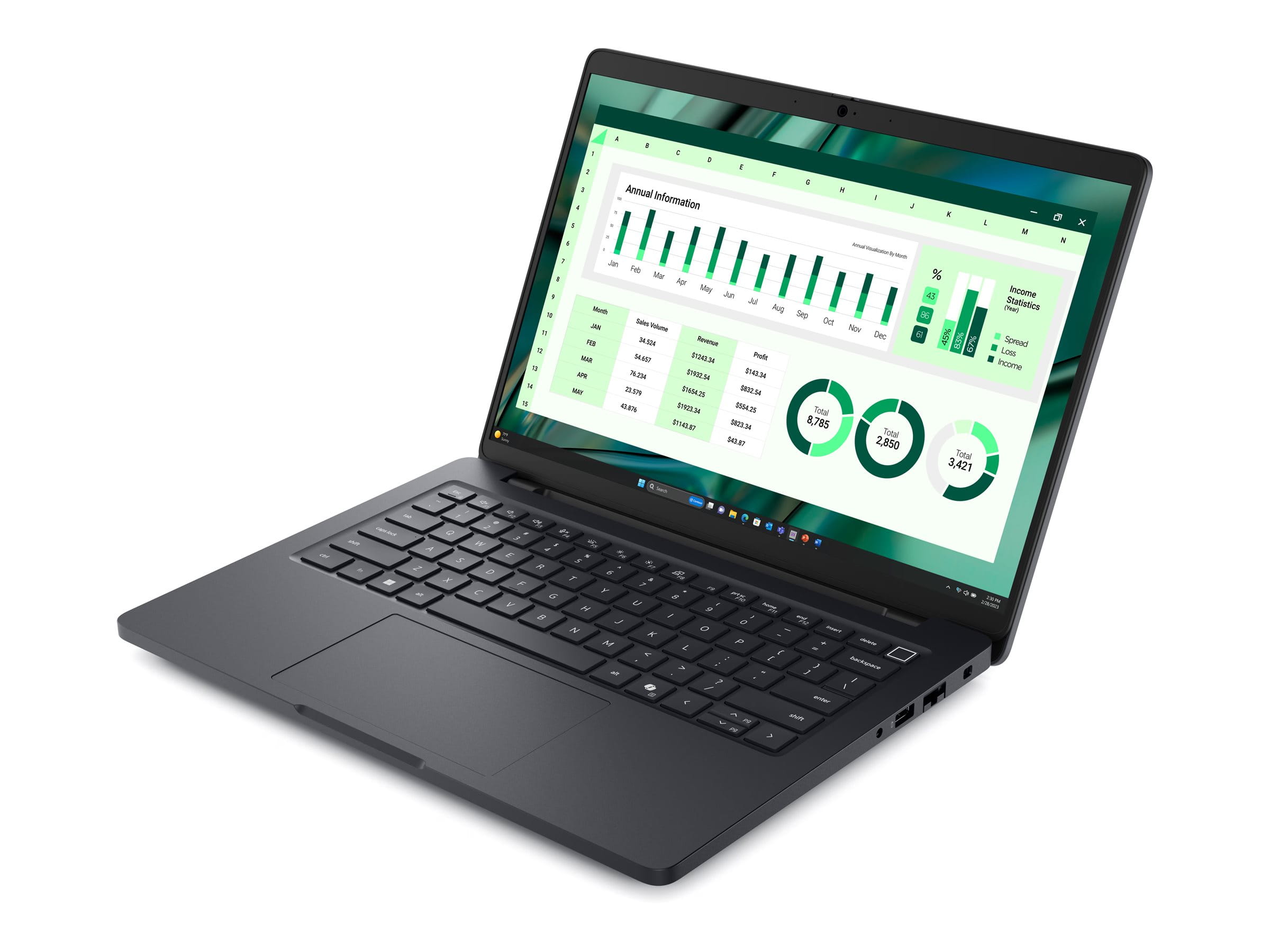 Dell Pro Max 14 MC14250 - Intel Core Ultra 7 265H / 2.2 GHz - vPro Enterprise - Win 11 Pro - RTX PRO 500 Blackwell - 16 GB RAM - 512 GB SSD NVMe, Class 35 - 35.565 cm (14")