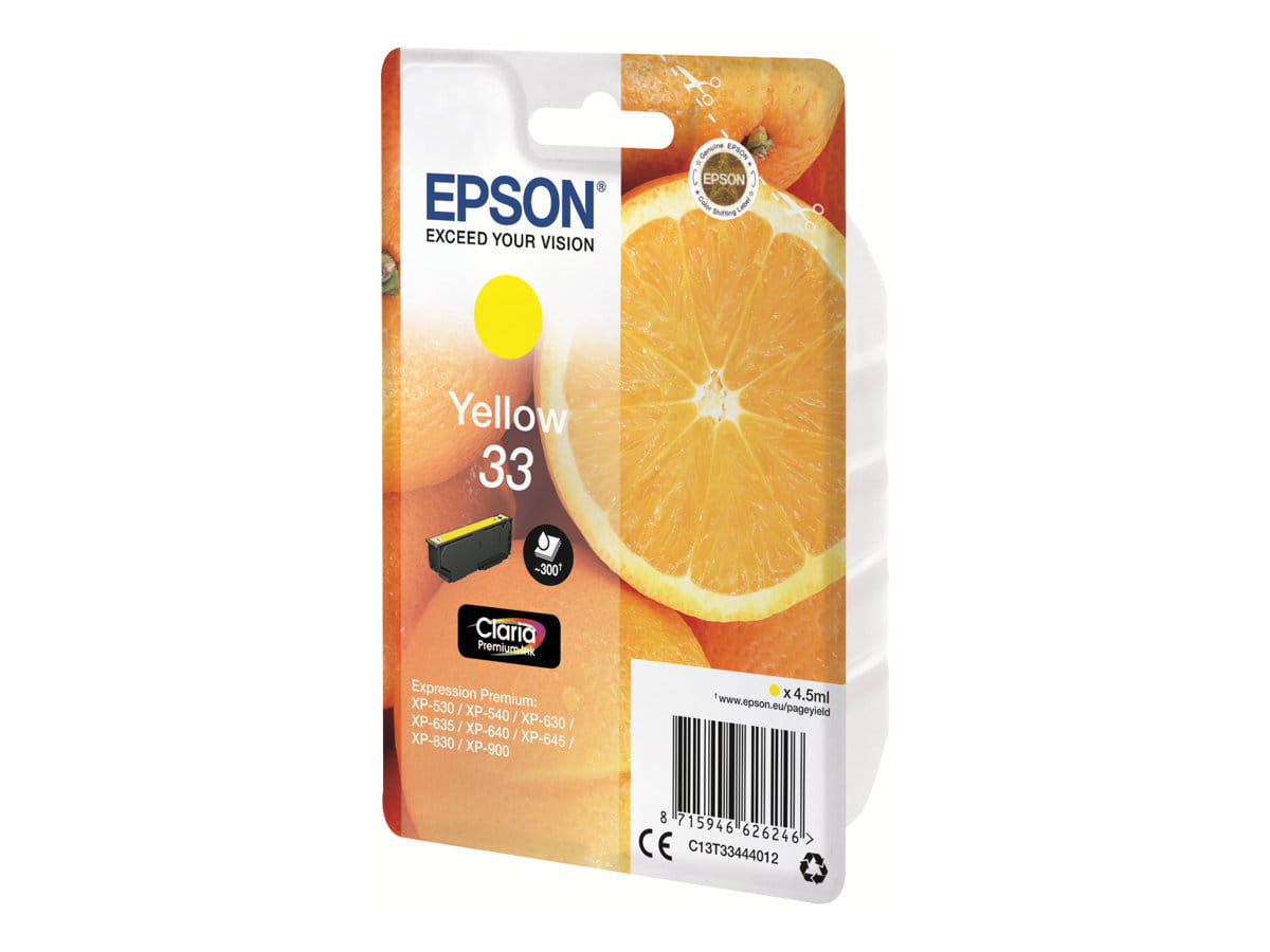 Epson 33 - 4.5 ml - Gelb - original - Blisterverpackung
