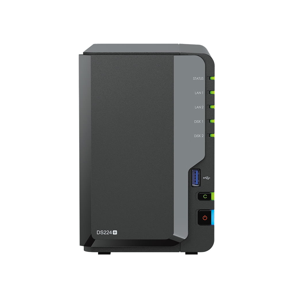 Synology Disk Station DS224+ - NAS-Server - RAID 0, 1, JBOD