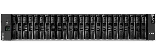 Lenovo ThinkSystem DE4000H Hybrid 2U24 SFF controller enclosure - Festplatten-Array - 24 Schächte (SAS-3)