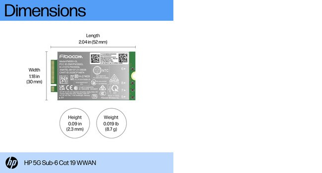 HP  Drahtloses Mobilfunkmodem - 5G - für Elite